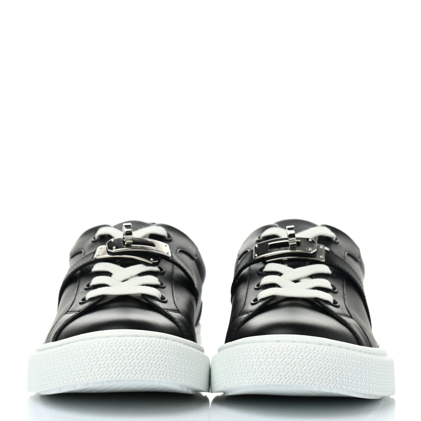 Calfskin Day Sneakers 36 Black