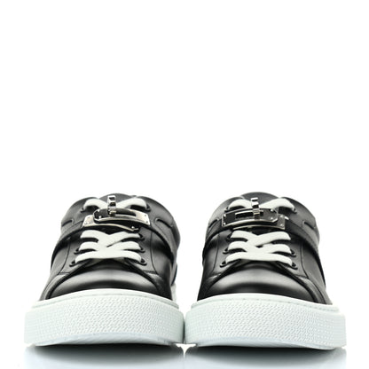Hermes Calfskin Day Sneakers 36 Black 2 of 9