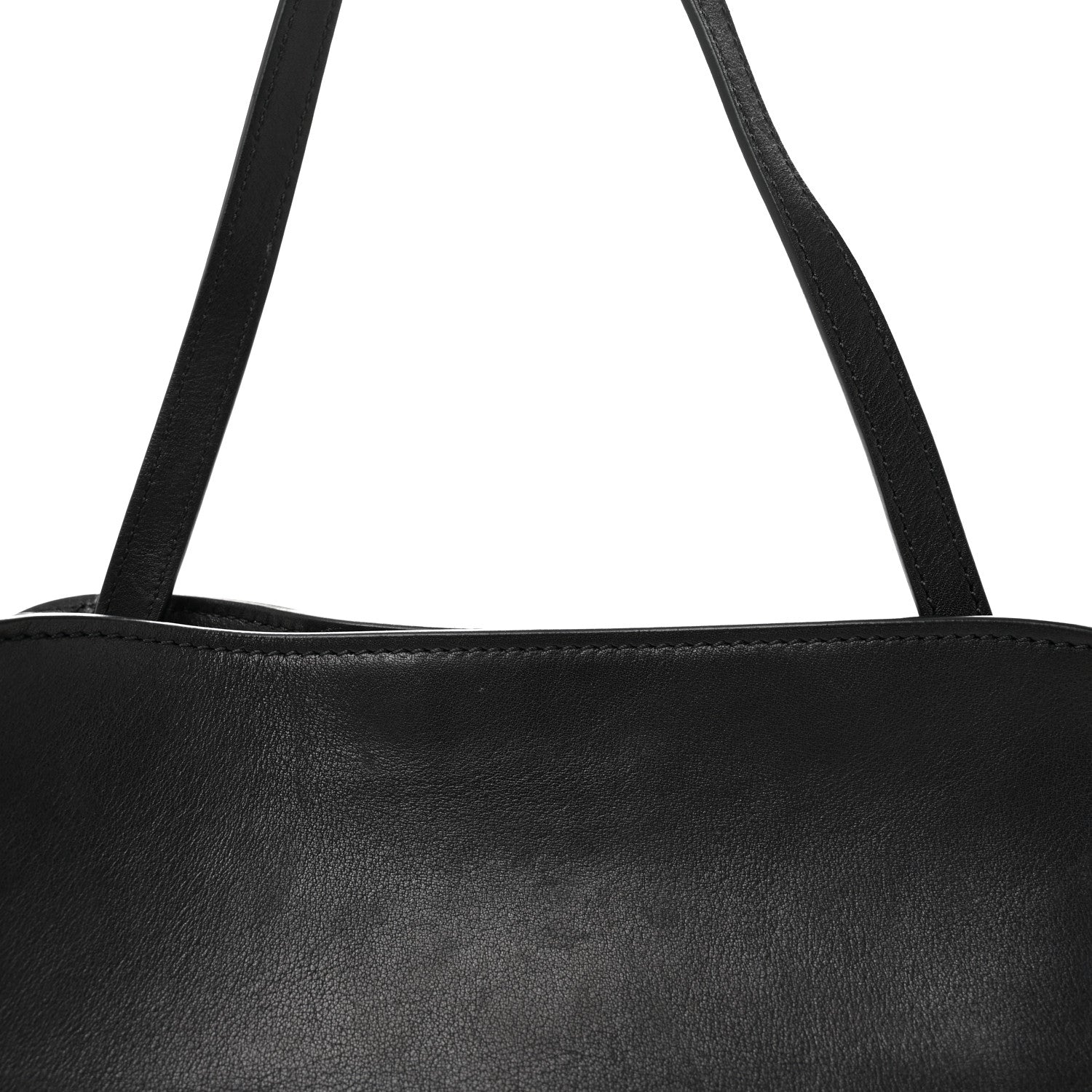The Row Smooth Calfskin Peggy Bag Black 7 of 9