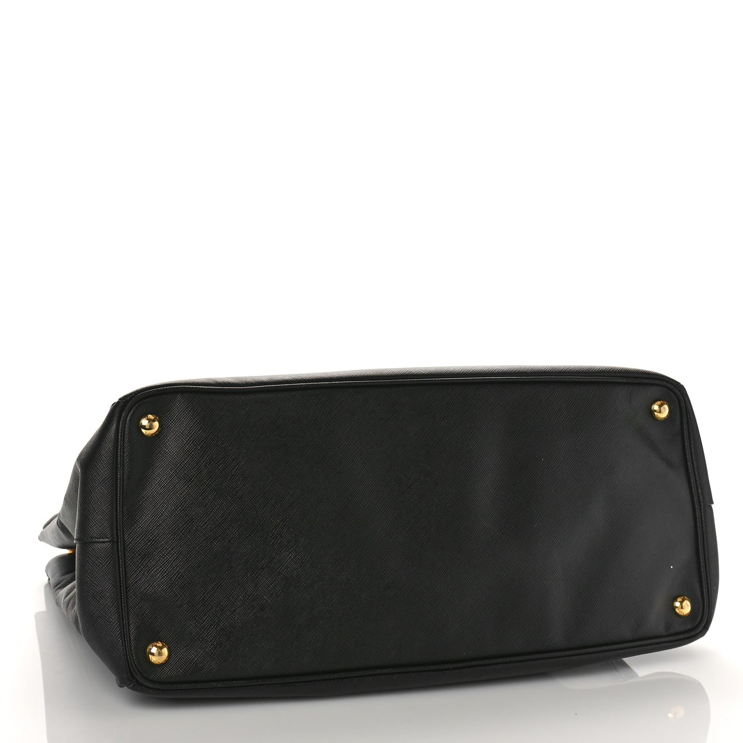 Saffiano Lux Extra Large Galleria Double Zip Tote Black