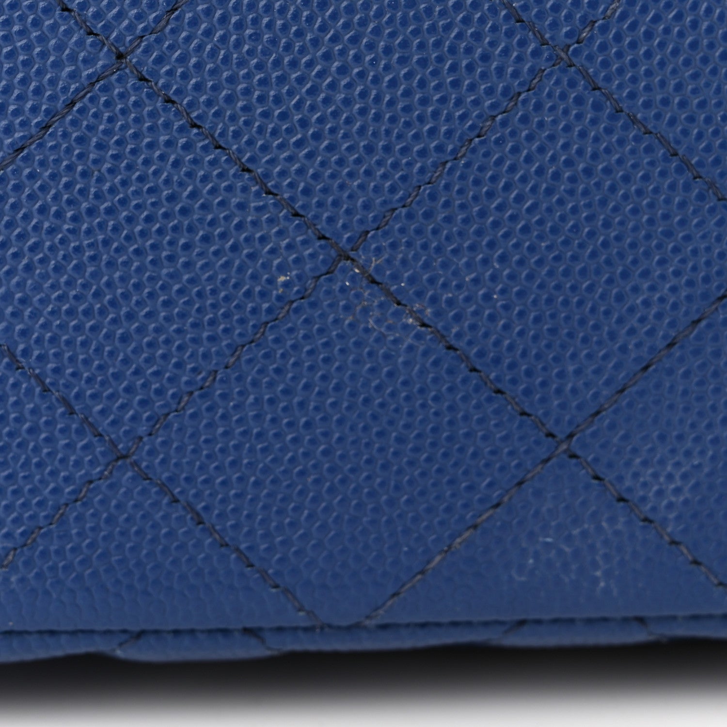 Chanel Caviar Quilted Mini Rectangular Flap Blue 12 of 18