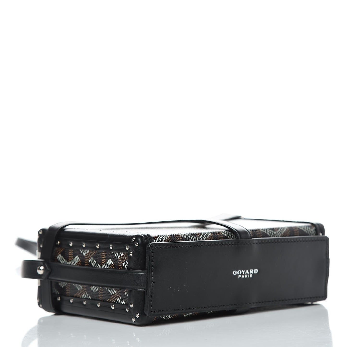 Goyardine Minaudiere Trunk Bag Black