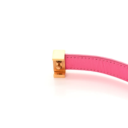 Celine Snakeskin Medium Classic Box Flap Pink 9 of 17