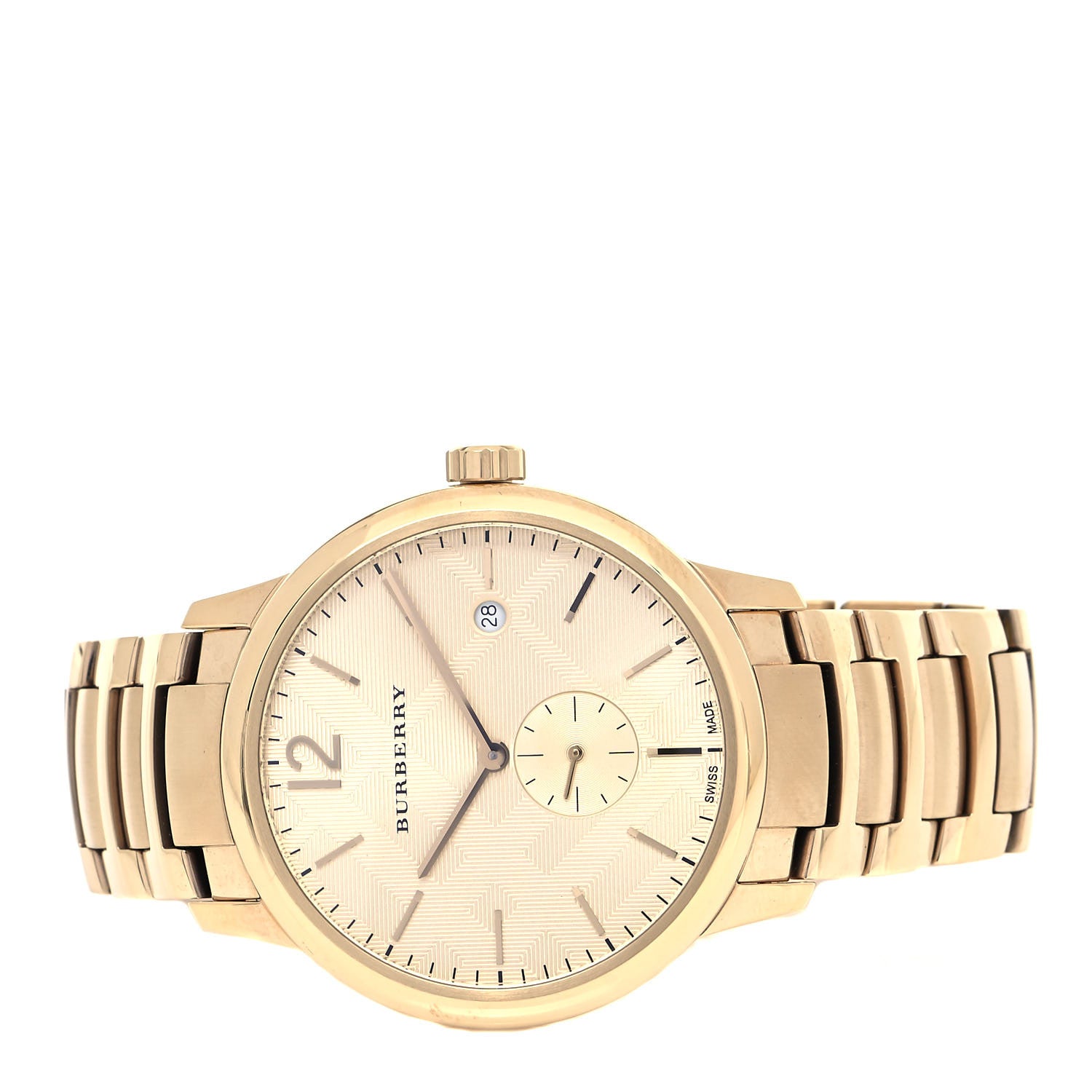 Burberry Stainless Steel 40mm Classic Round Quartz Watch Gold BU10006 2 of 5
