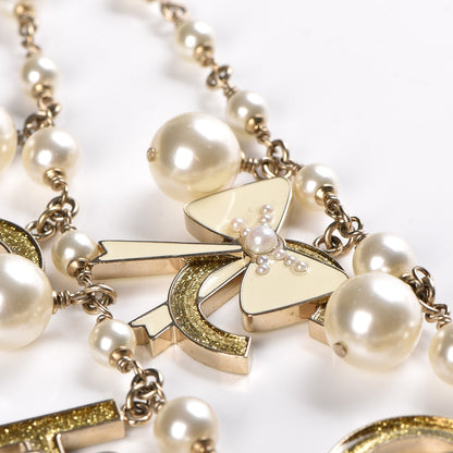 Chanel Pearl Charm Coco CC Belt Gold 8 of 10