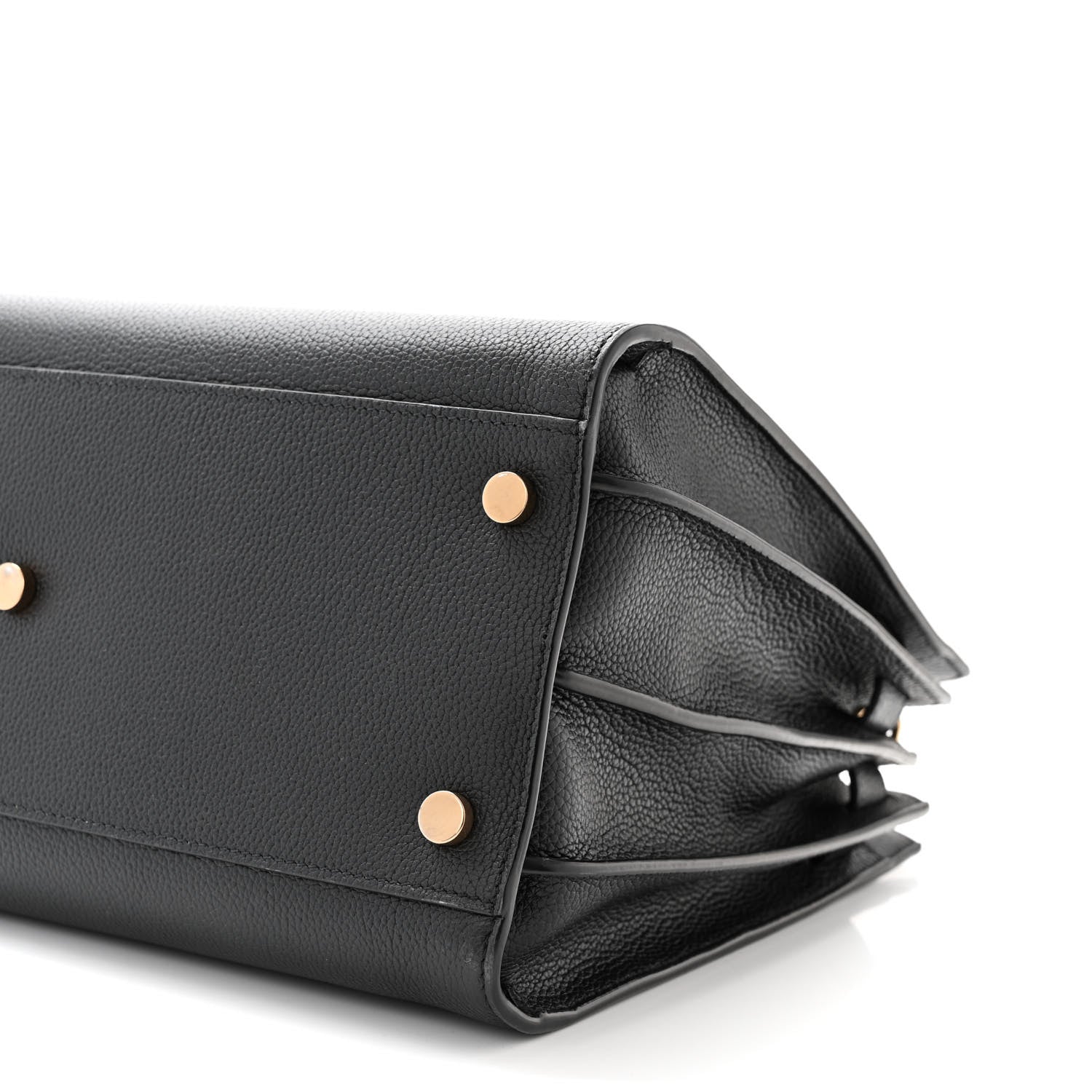 Saint Laurent Grained Calfskin Small Supple Sac De Jour Black 10 of 10