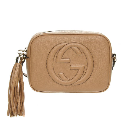 Gucci Pebbled Calfskin Small Soho Disco Bag Camelia 1 of 7