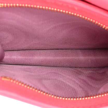 Gucci Calfskin GG Matelasse Card Case Wallet Rhodamine Pink 7 of 11