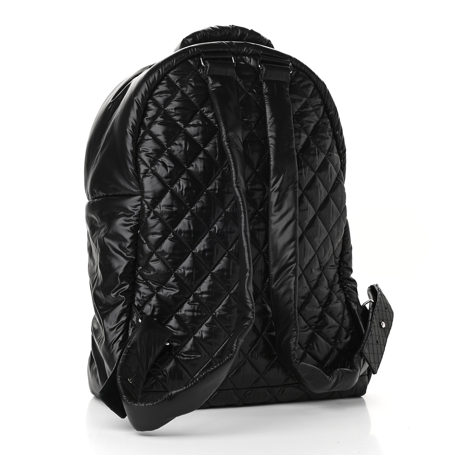Chanel Nylon Quilted XL Coco Cocoon Backpack Black 2 of 8