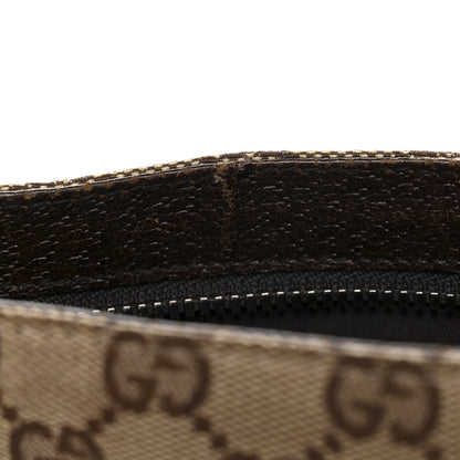 Gucci Monogram Flat Messenger Bag Dark Brown 12 of 14