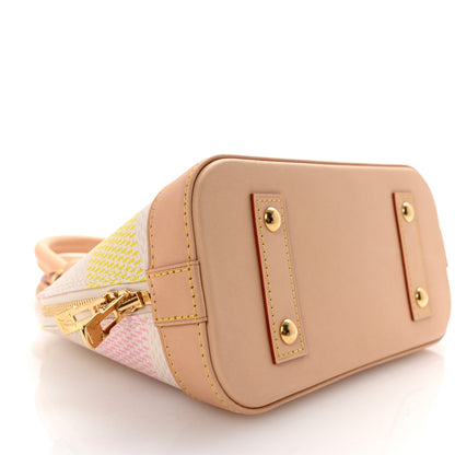 Louis Vuitton Damierlicious Alma BB Rose Peach 8 of 9