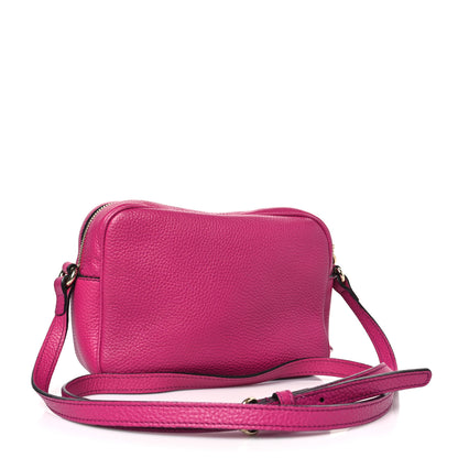Gucci Cellarius Calfskin Small Soho Disco Bag Bright Bouganville 3 of 10