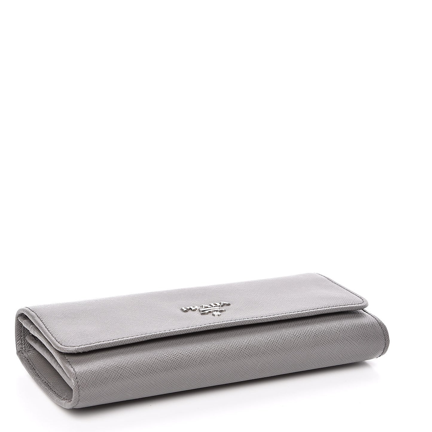 Saffiano Metal Continental Flap Wallet Marmo
