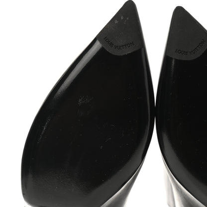Louis Vuitton Calfskin Monogram Matchmaker Ankle Boots 38.5 Black 9 of 9