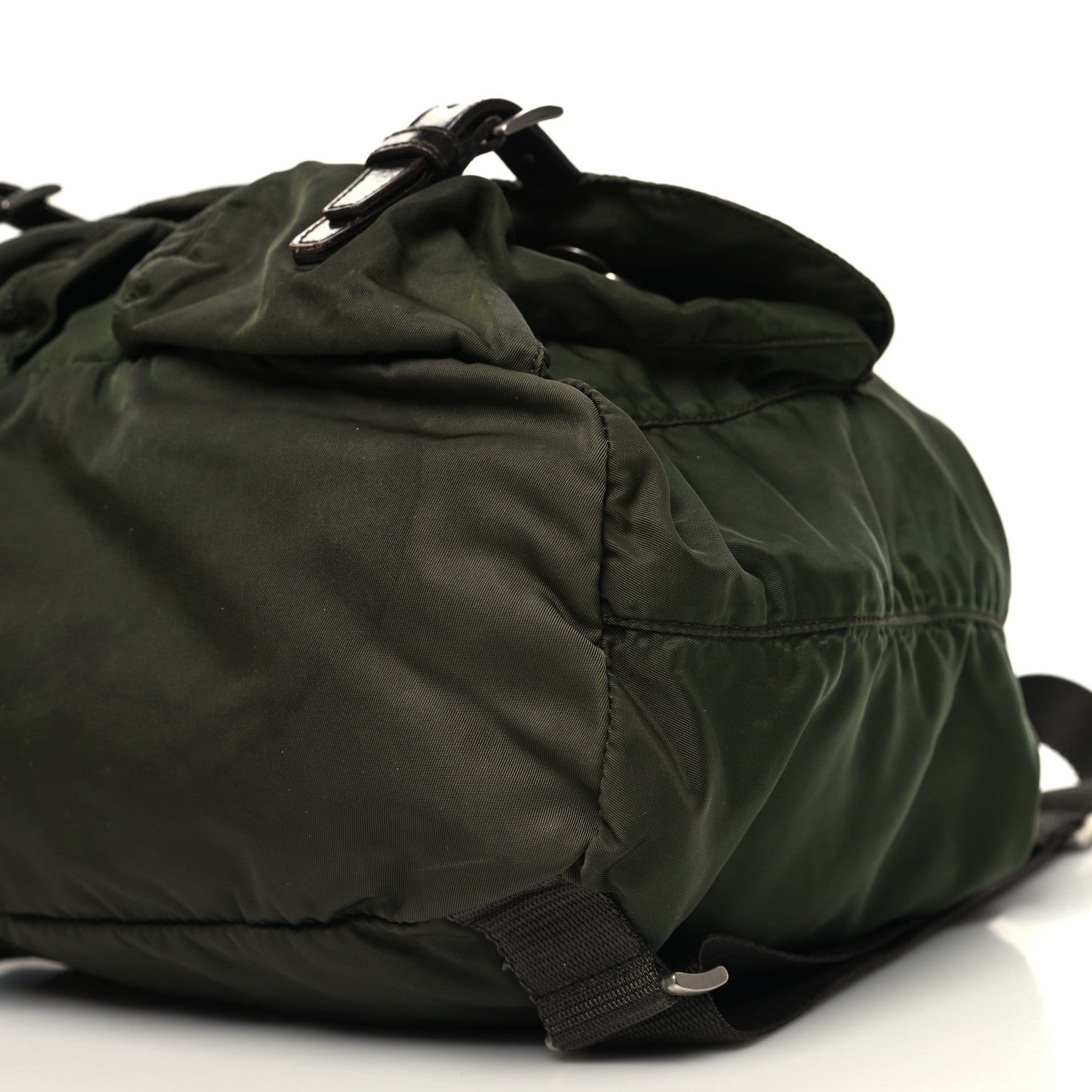 Prada Nylon Vela Medium Backpack Green 9 of 12