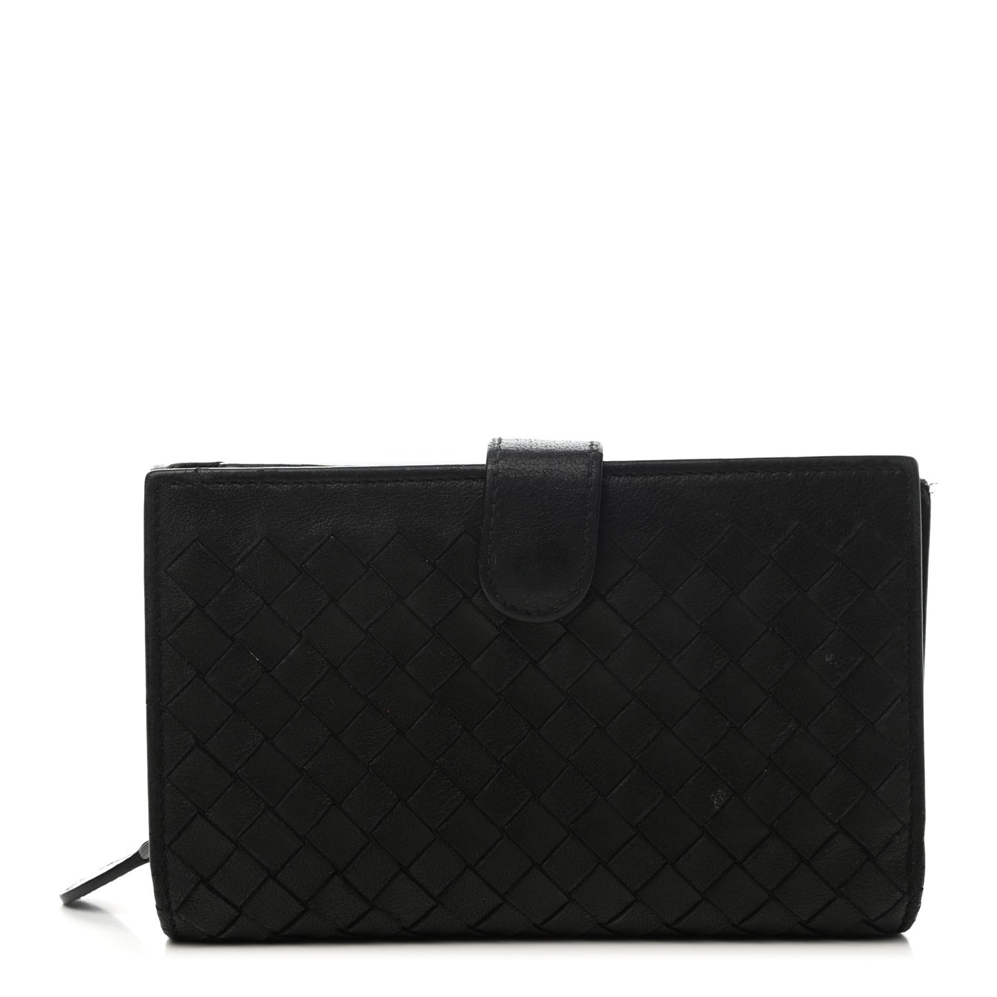 Nappa Intrecciato Continental Wallet Black