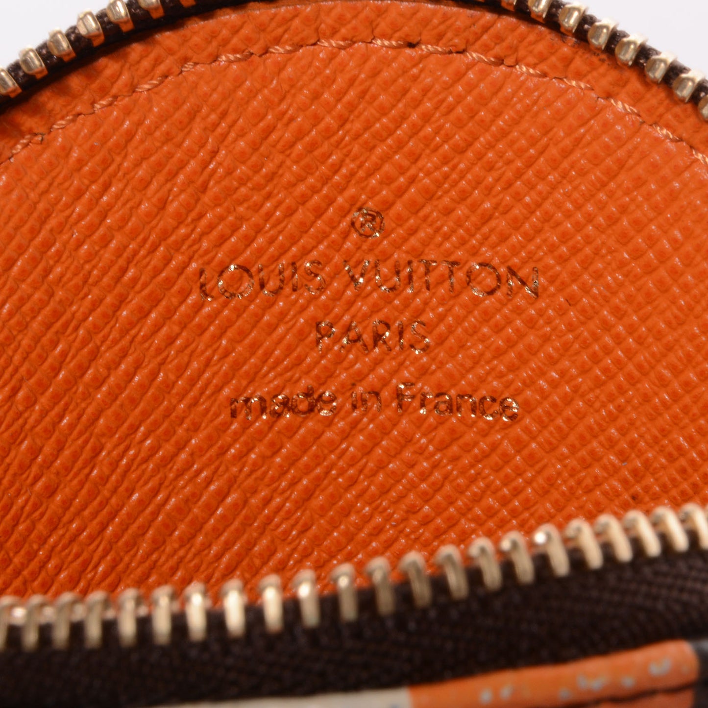 Monogram Groom Round Coin Purse