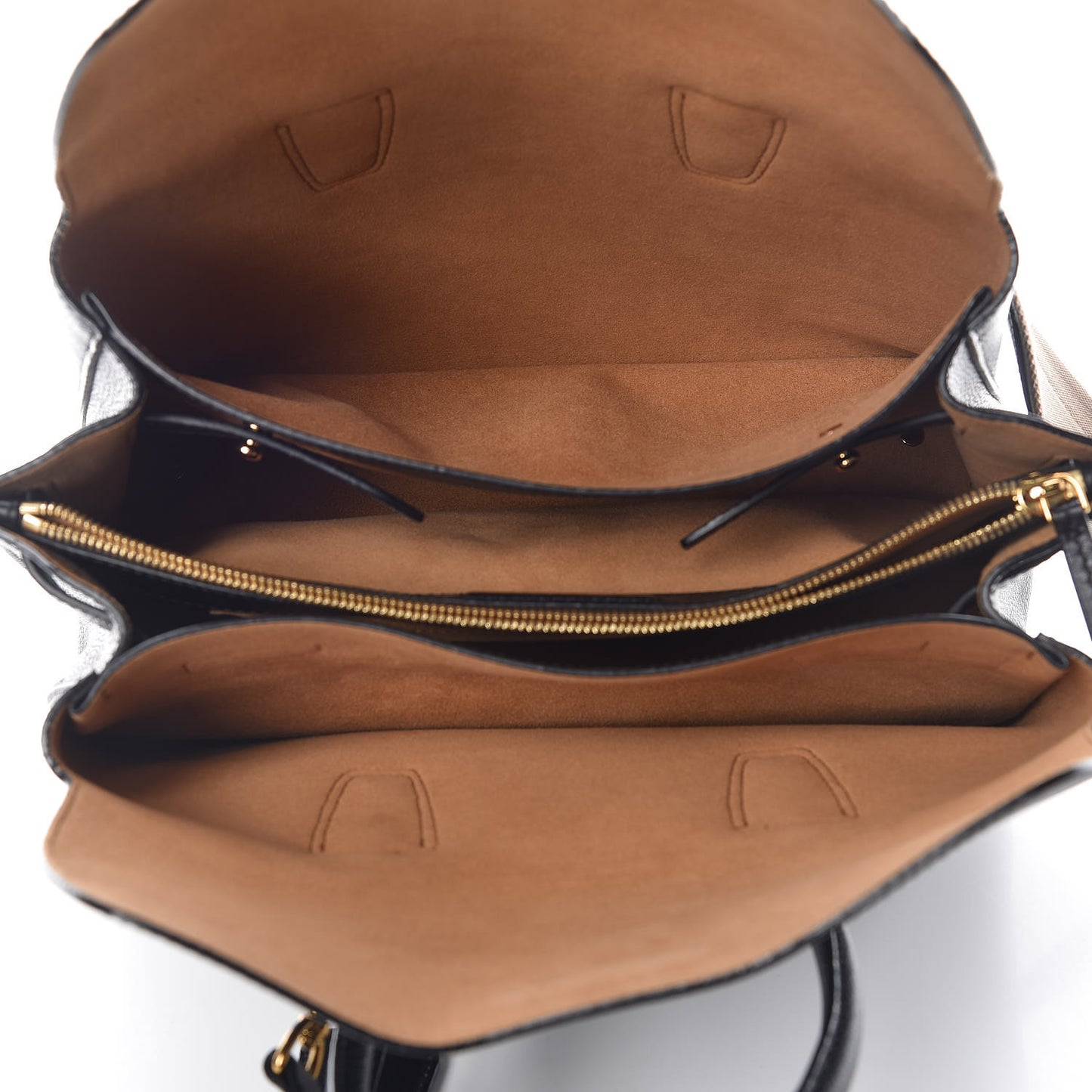 Grained Calfskin Medium Milla Tote Black