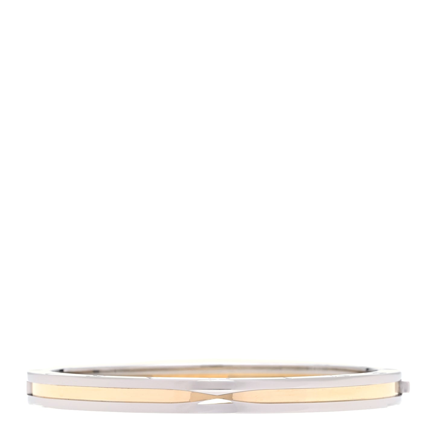 18K Yellow Gold Stainless Steel B.Zero1 Bangle Bracelet