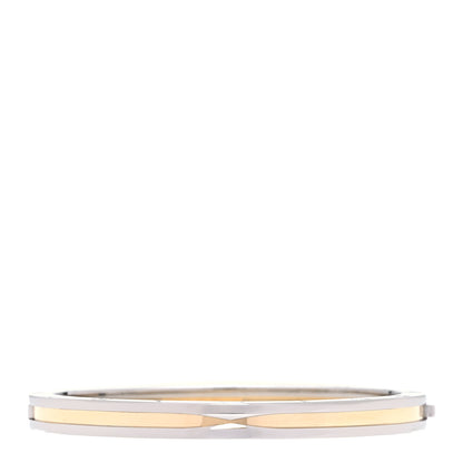Bulgari 18K Yellow Gold Stainless Steel B.Zero1 Bangle Bracelet 3 of 5