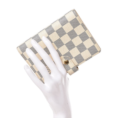 Louis Vuitton Damier Azur Small Ring Agenda Cover 2 of 9