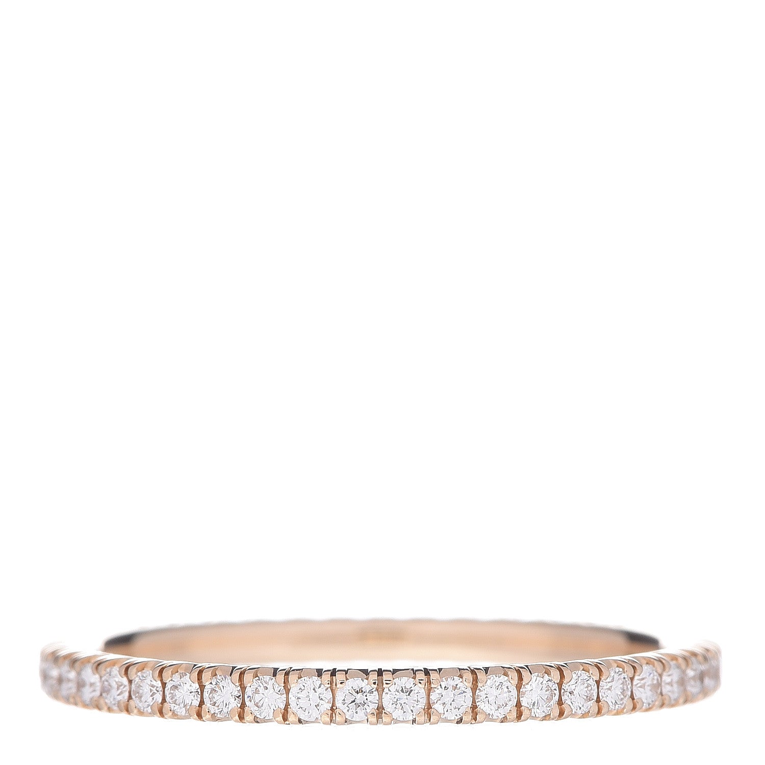 Cartier 18K Yellow Gold Diamond Etincelle De Eternity Ring 48 4.5 1 of 5