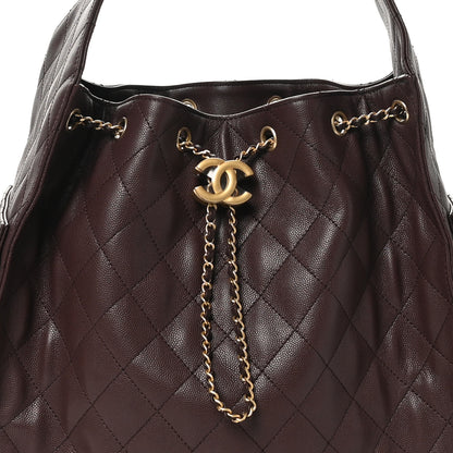 Chanel Caviar Quilted Medium Chanel 25 Handbag Dark Brown 9 of 11