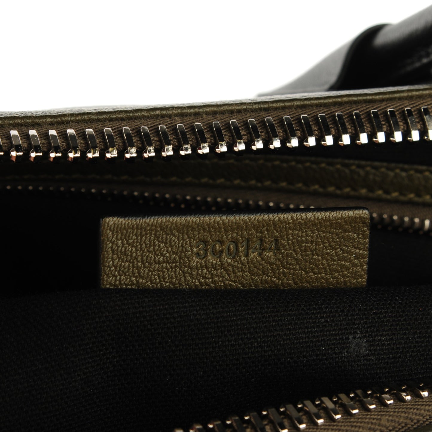 Sugar Goatskin Medium Tri-Color Antigona Khaki Black