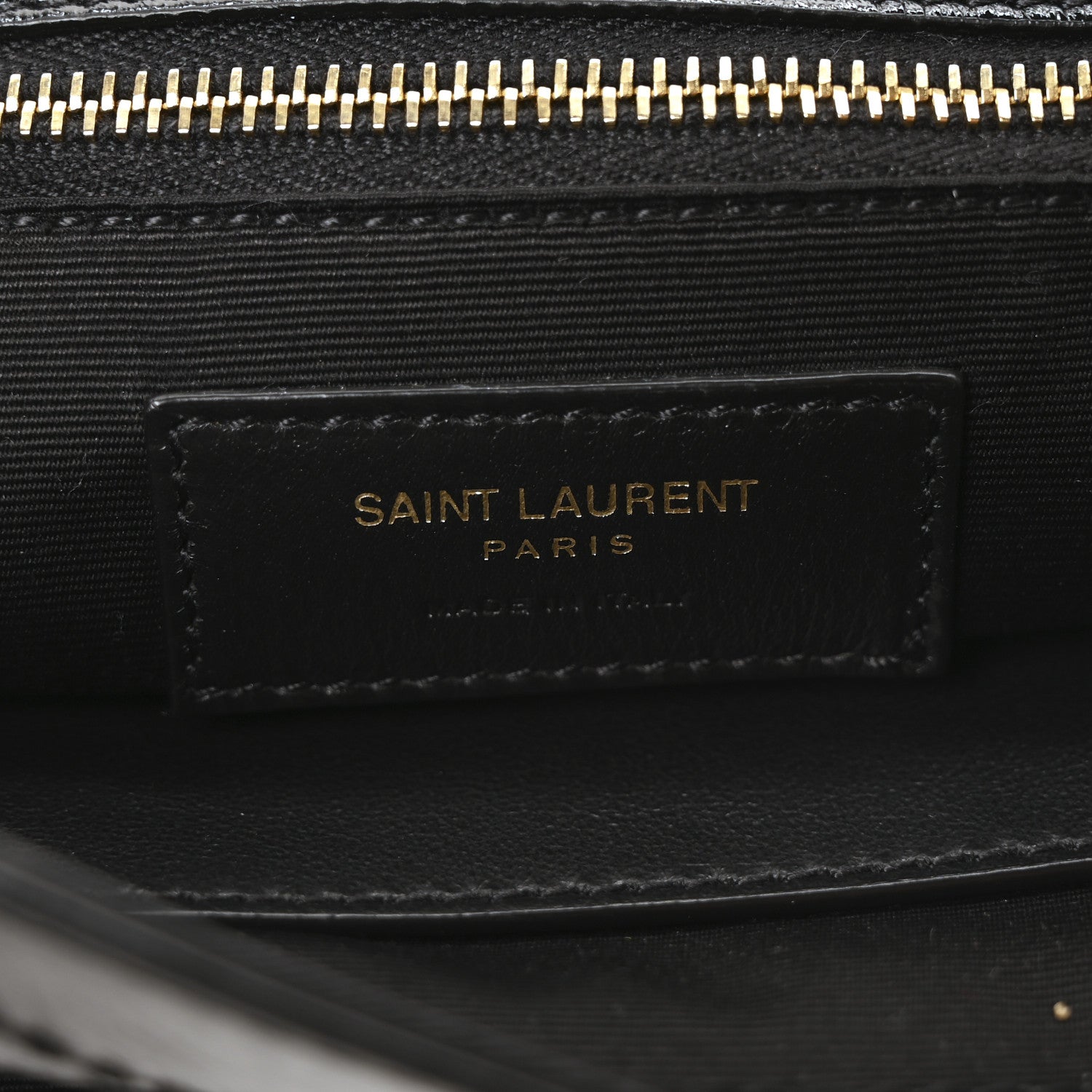 Saint Laurent Crinkled Calfskin Matelasse Monogram Medium Niki Chain Satchel Black 6 of 10
