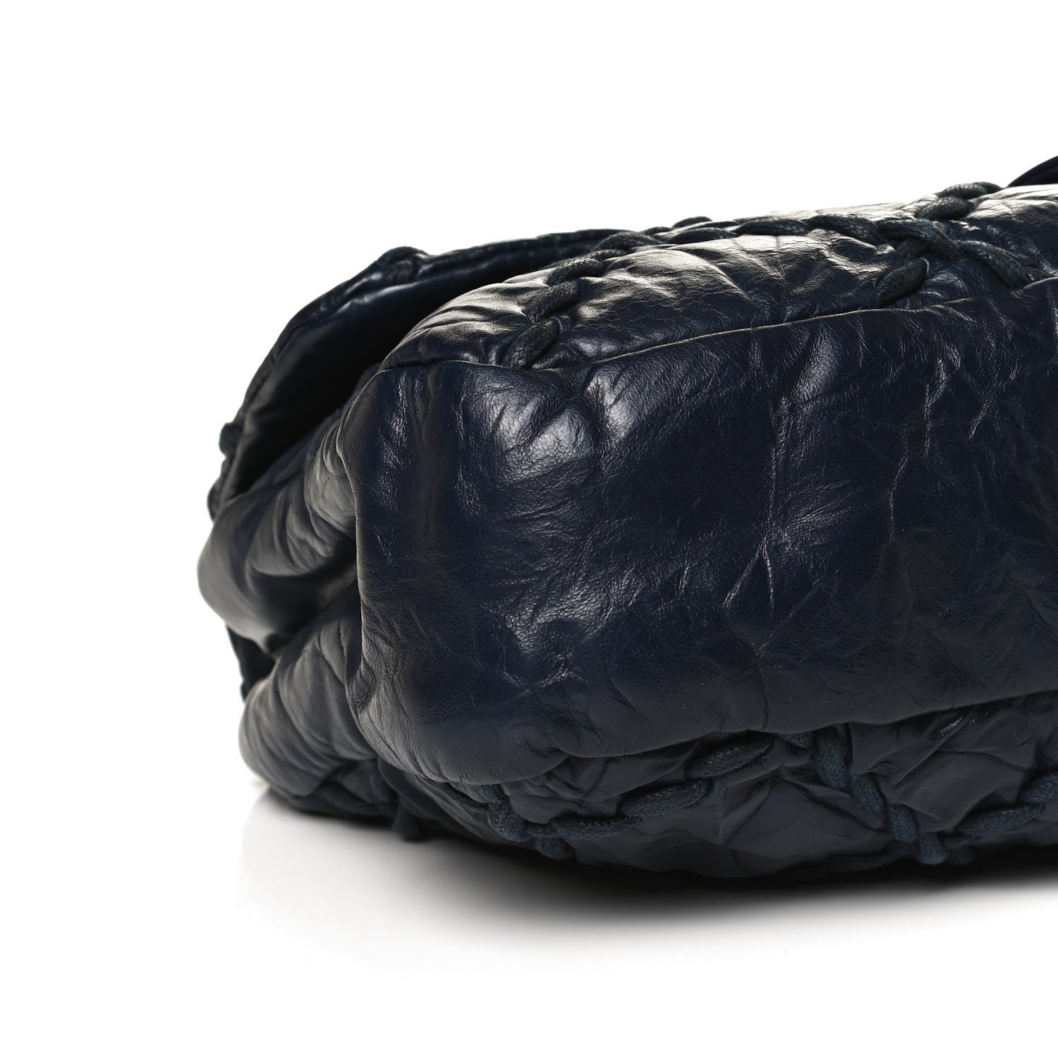 Chanel Calfskin Ultra Stitch Oversize Flap Navy 9 of 10