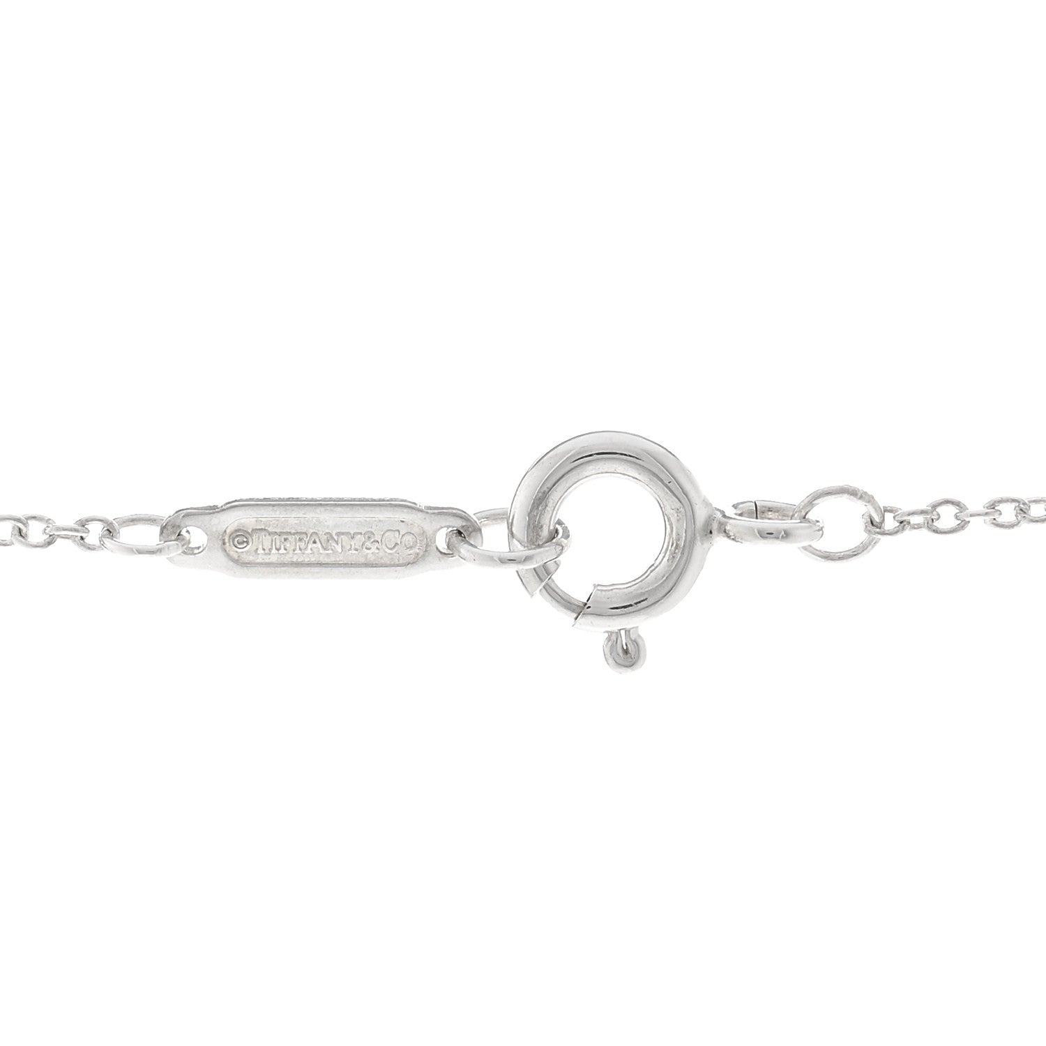 Tiffany Sterling Silver 18K Yellow Gold 1837 Interlocking Circles Pendant Necklace 4 of 4