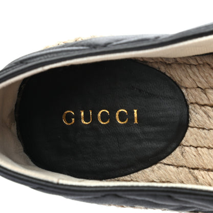 Gucci Nappa Matelasse GG Marmont Espadrilles 36.5 Black 8 of 9
