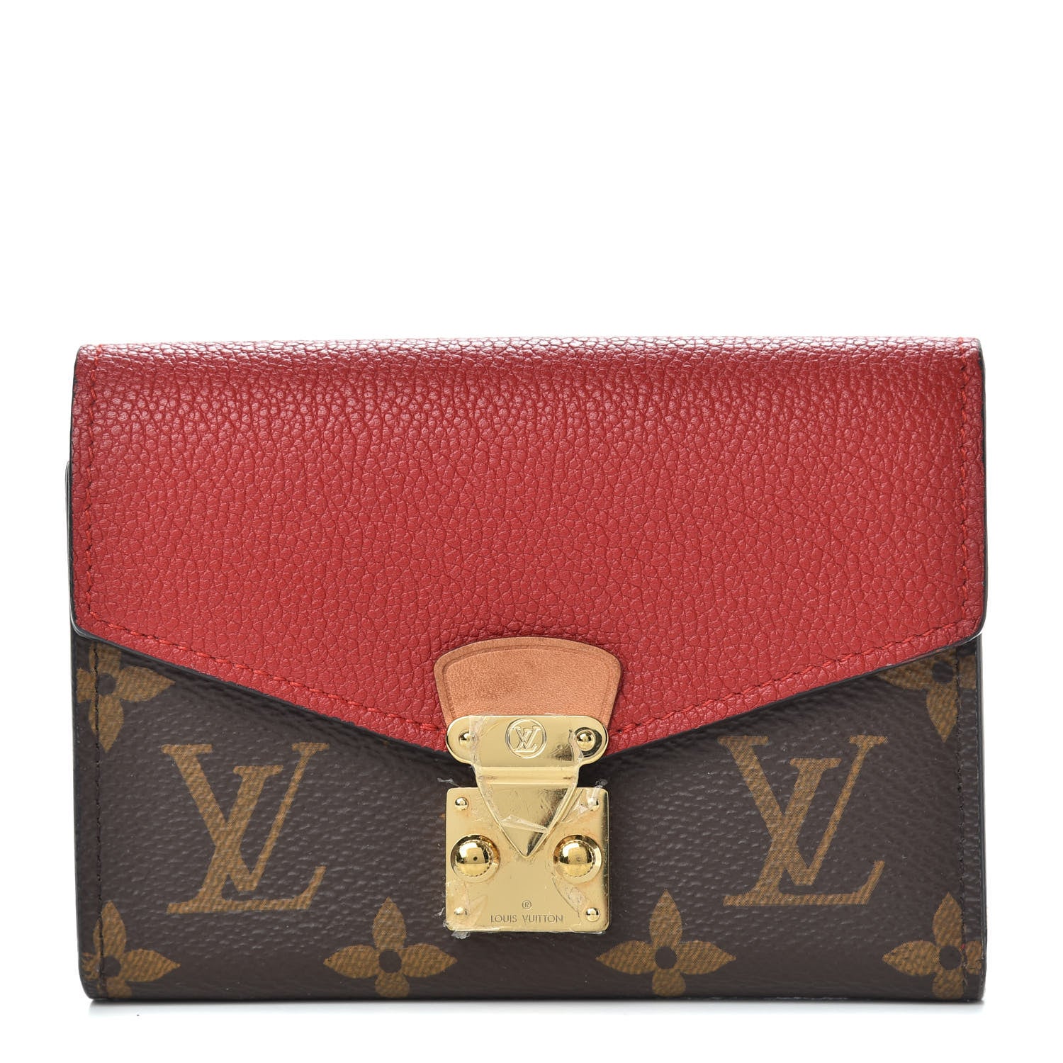 Louis Vuitton Monogram Pallas Compact Wallet NM Cerise 1 of 8