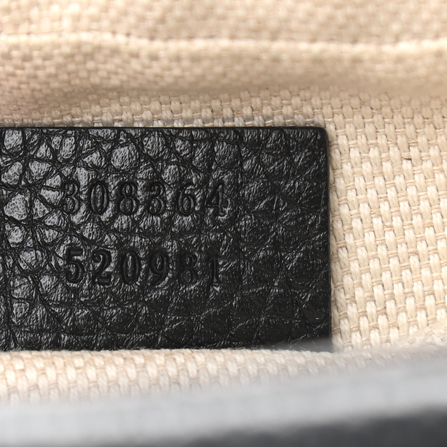 Pebbled Calfskin Small Soho Disco Bag Black