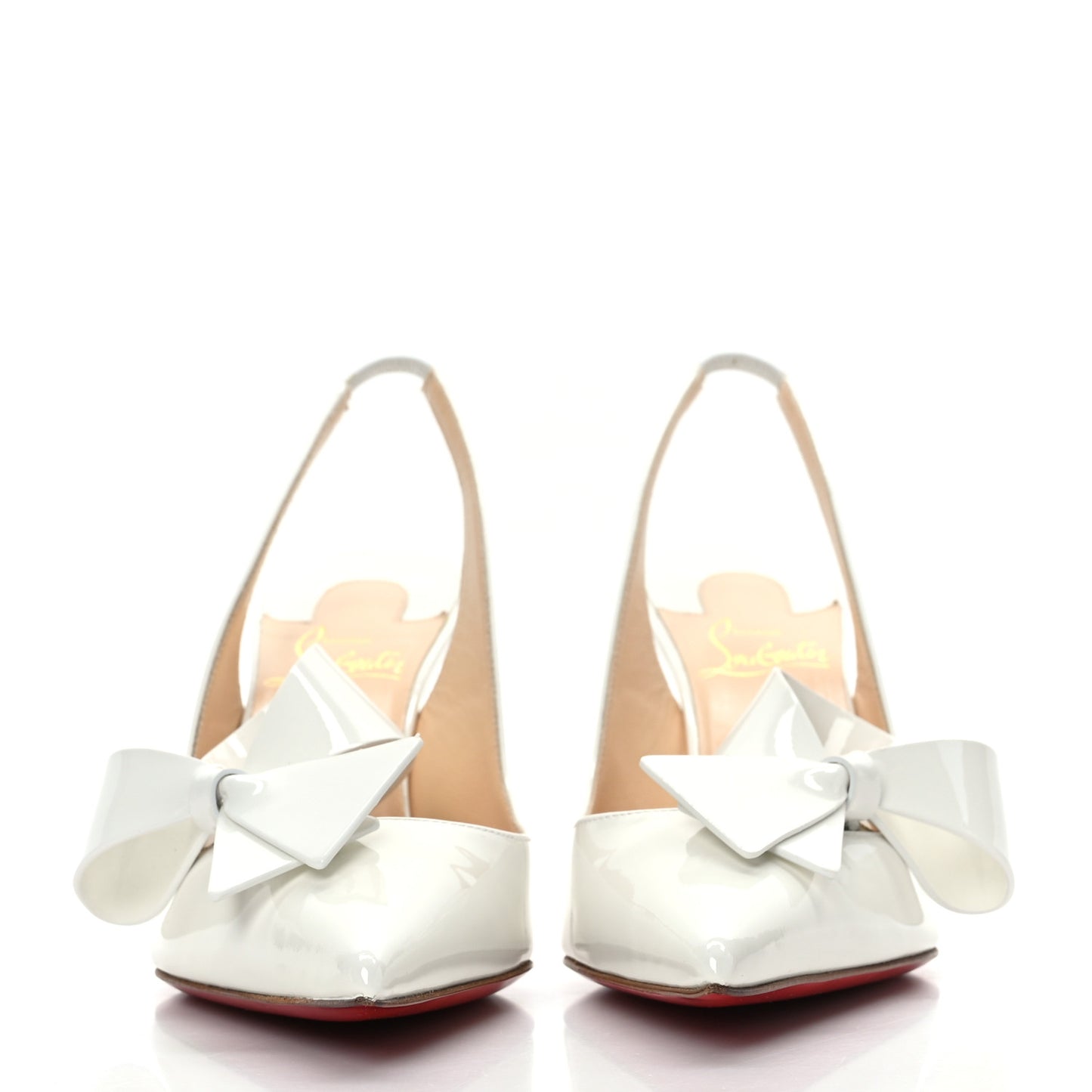 Patent Clare Nodo 80 Pumps 37.5 White