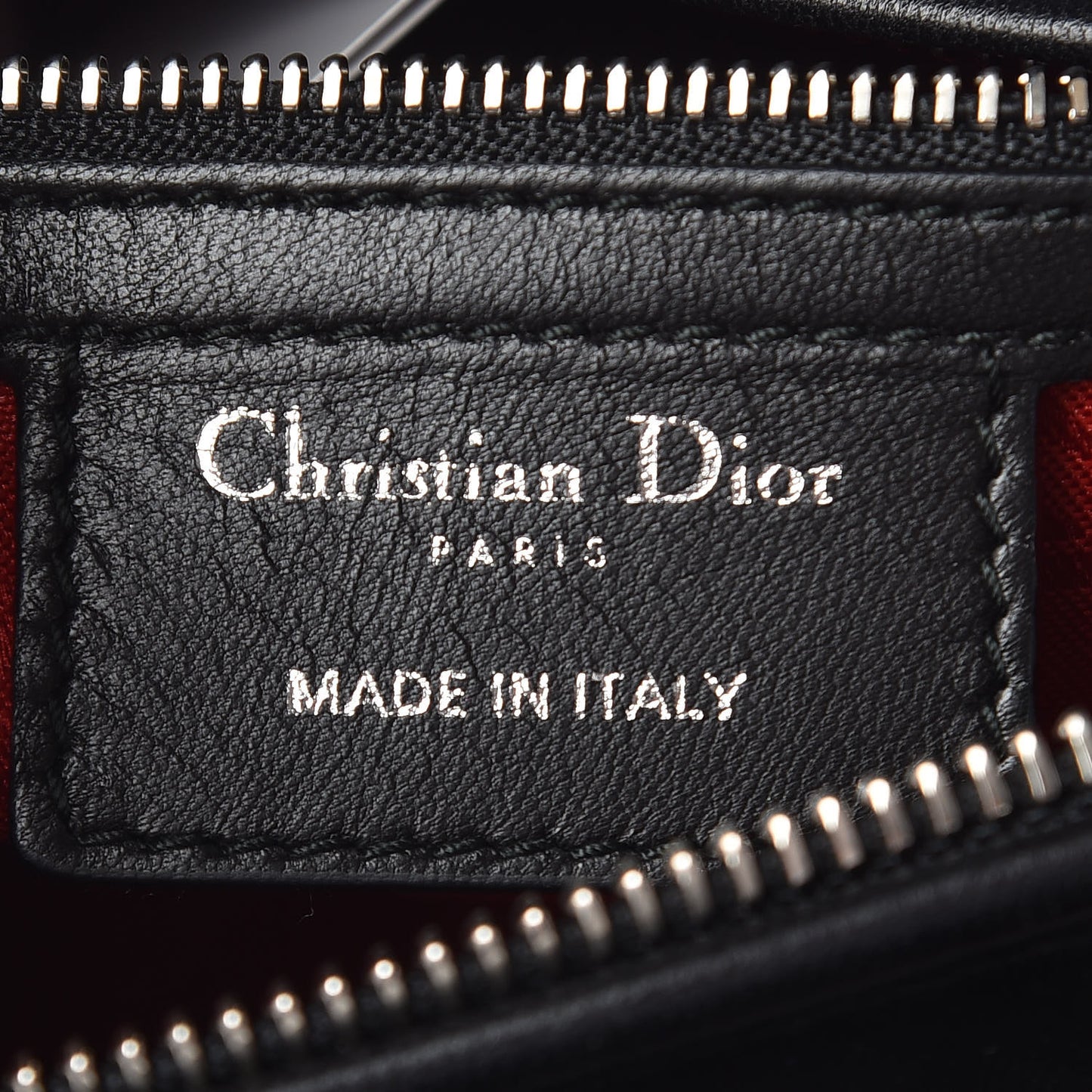 Lambskin Cannage Medium Lady Dior Black