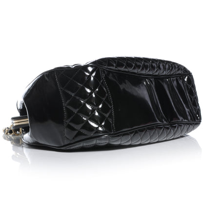 Chanel Patent Quilted Mademoiselle Frame Bag Black 4 of 9