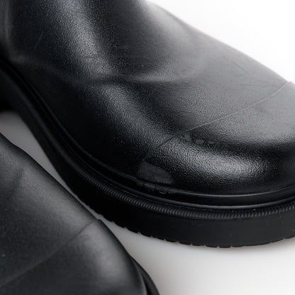 Chanel Caoutchouk CC High Boots 38 Black 10 of 11
