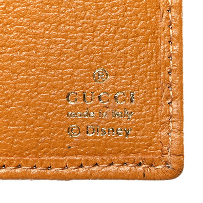 Gucci X DISNEY Mini Vintage GG Supreme Monogram Mickey Mouse Wallet Beige Vintage Sun Oil 6 of 6