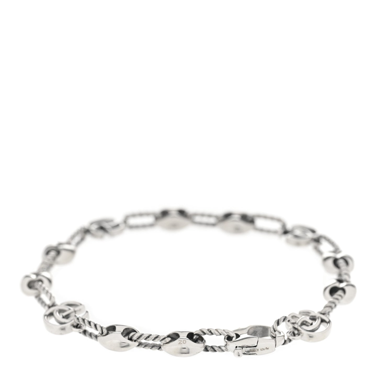 Sterling Silver GG Mariner Link Bracelet