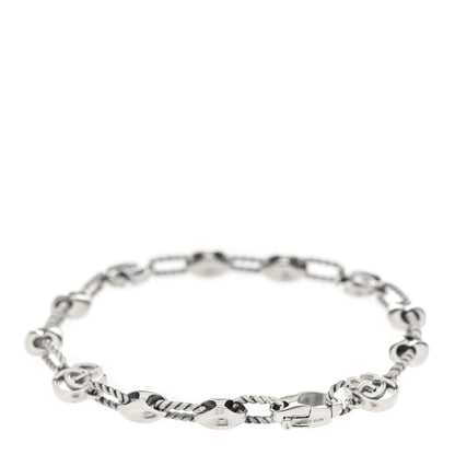 Gucci Sterling Silver GG Mariner Link Bracelet 2 of 4