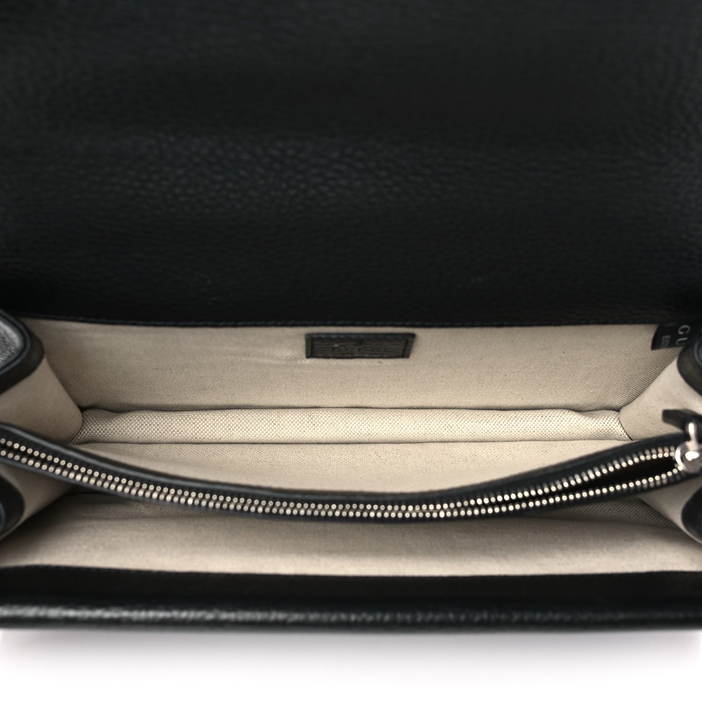Pebbled Calfskin Small Dionysus Shoulder Bag Black