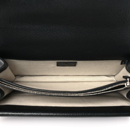 Gucci Pebbled Calfskin Small Dionysus Shoulder Bag Black 5 of 10