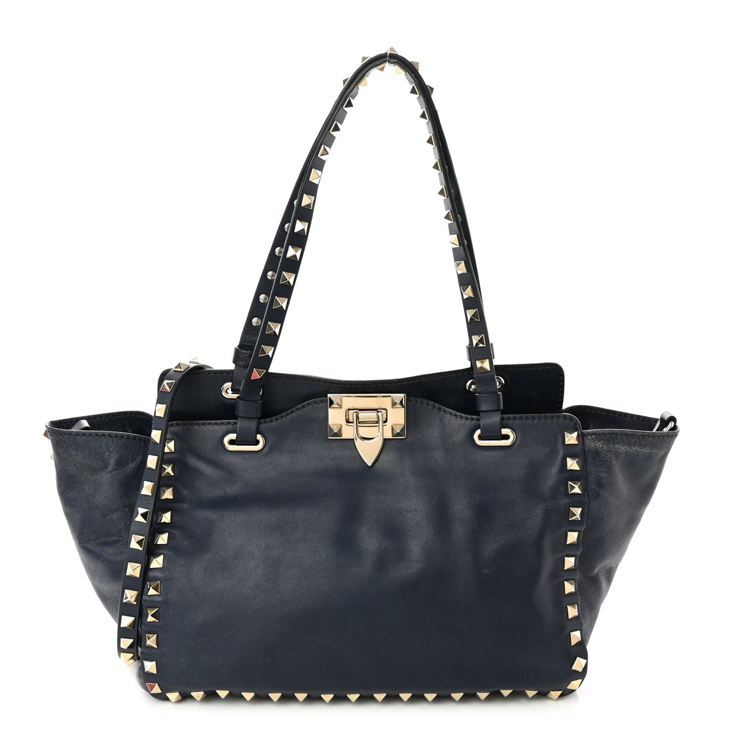 Vitello Small Rockstud Tote Marine