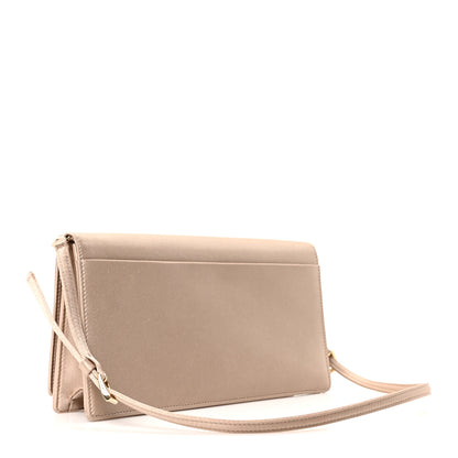 Prada Satin Triangle Mini Shoulder Bag Cameo 3 of 9