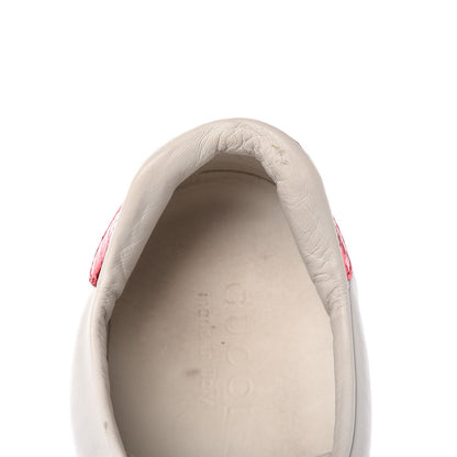 Gucci Calfskin Ayers Web UFO Dragon Embroidered Mens Ace Sneakers 7 White 13 of 17