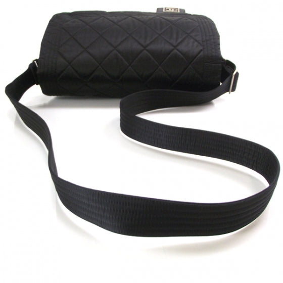 Chanel Nylon Ski Messenger Bag Black 6 of 13