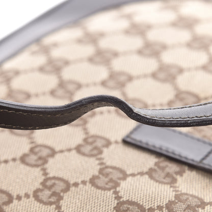Gucci Monogram Web Small Jackie O Hobo Dark Brown 17 of 18