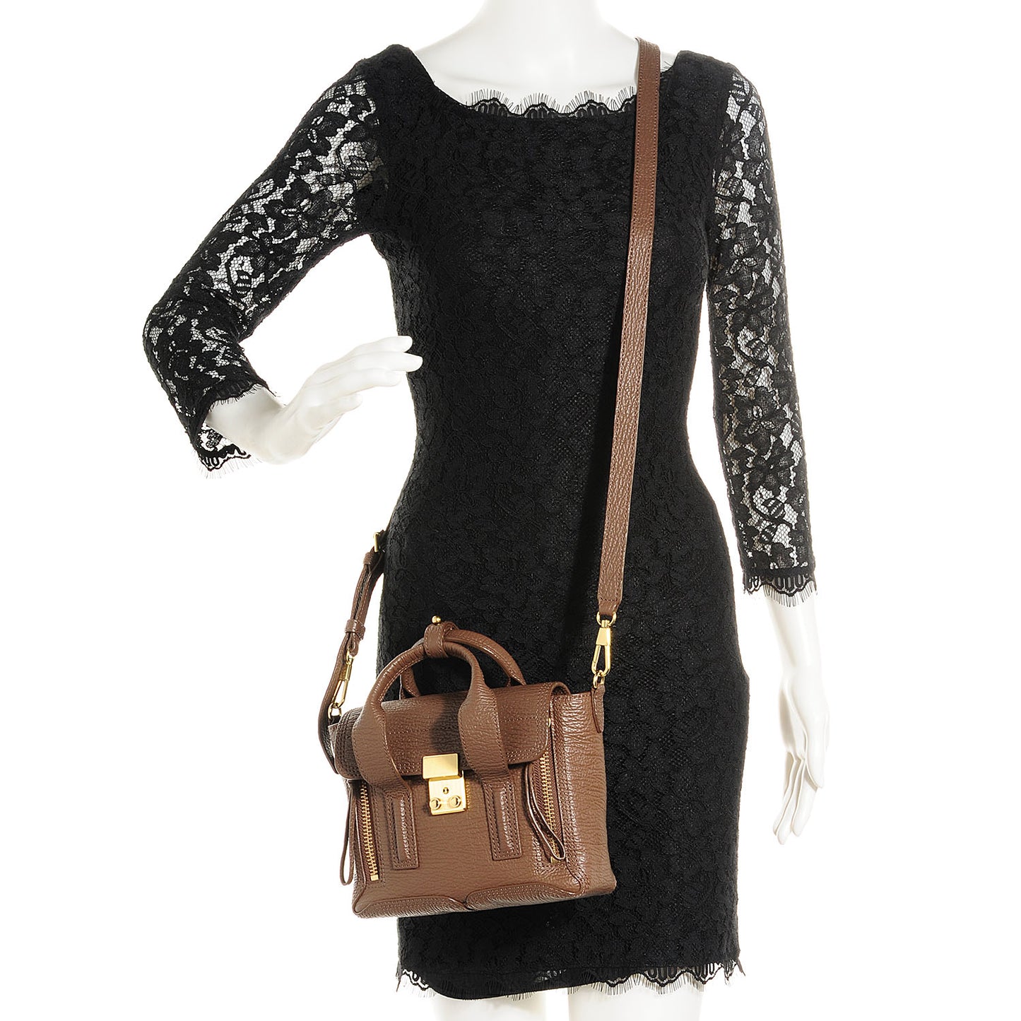 3.1 Leather Mini Pashli Satchel Taupe