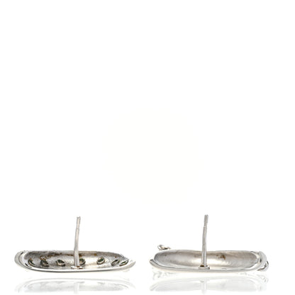 Louis Vuitton Brass Bionic Earrings Palladium 3 of 5